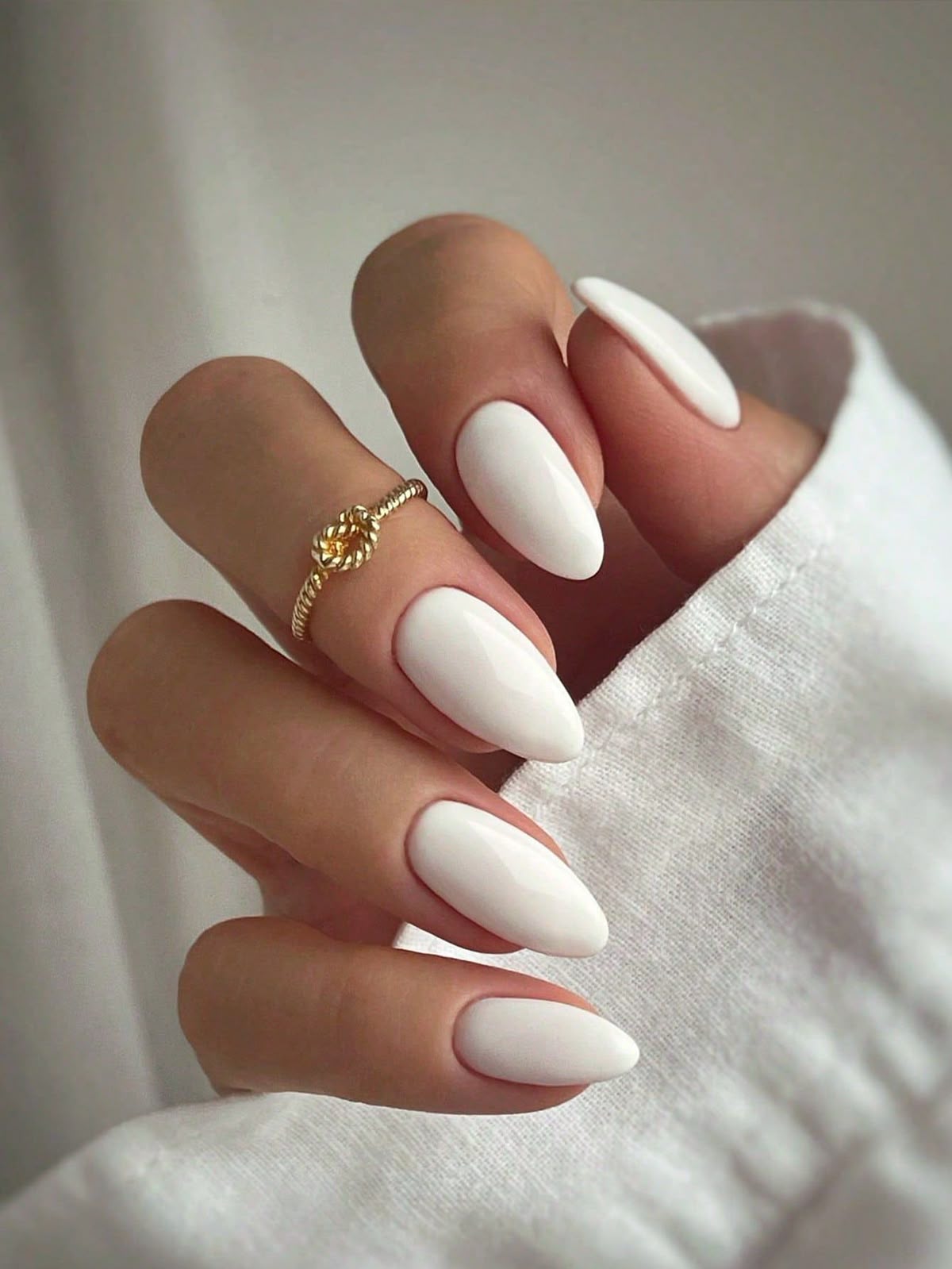 Pink marble nail design